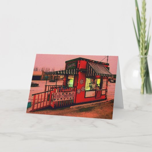 Carte de café de Noël (Devant)