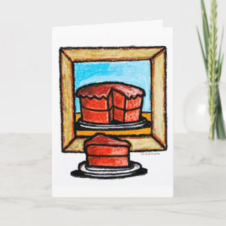Carte de cake birthday, Denis Gaston Art