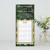 Carte de calendrier de vacances personnalisée, Noë (Debout devant)