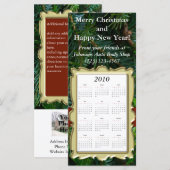 Carte de calendrier de vacances personnalisée, Noë (Devant / Derrière)