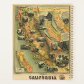 Carte de Californie (Dos)