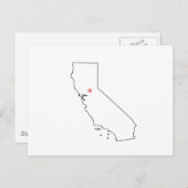 Carte de Californie (Devant / Derrière)