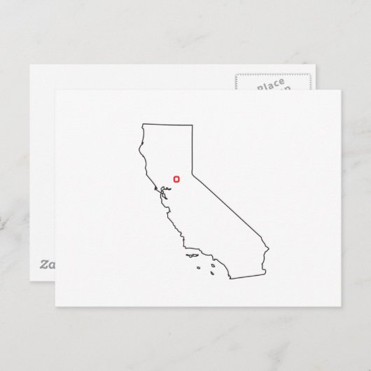Carte de Californie (Devant / Derrière)