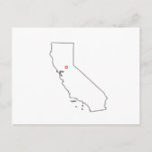 Carte de Californie (Devant)