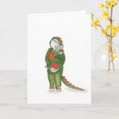 Carte de câlin Matty et Ty (Fleur jaune)