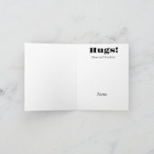 Carte de Câlin Ourson en Or Sans Germes (Intérieur)