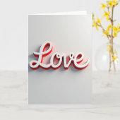 Carte de calligraphie d'amour classique (Fleur jaune)