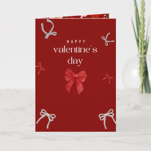 Carte de calligraphie de la Saint-Valentin couleur
