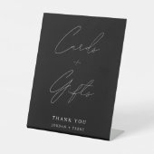 Carte de calligraphie et signe cadeau Black Timele (Recto)