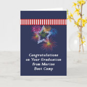 Carte de camp d'amorçage pour la graduation en mer (Fleur jaune)