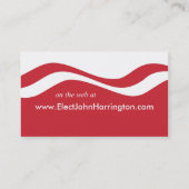 Carte de campagne politique - Conseil municipal (Dos)