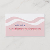 Carte de campagne politique - Procureur de l'État (Dos)