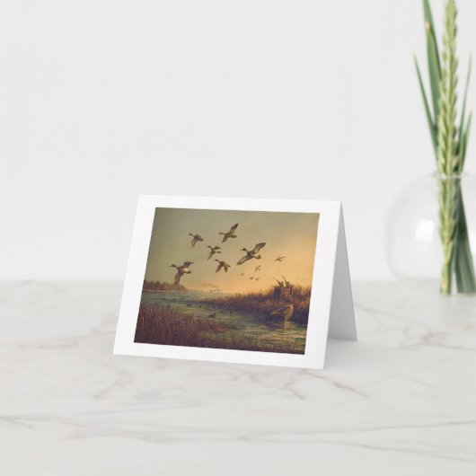 Carte "de canards orientaux de rivage" de Paul (Devant)