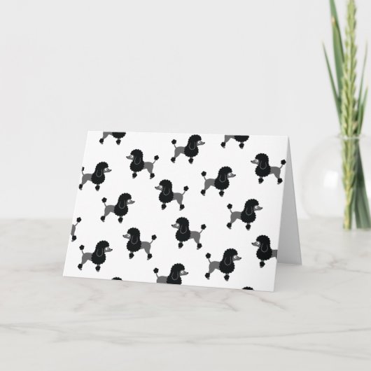 Carte de caniche (Devant)