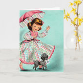 Carte de caniche d'heure-milliampère Jongg (Fleur jaune)