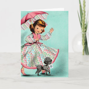 Carte de caniche d'heure-milliampère Jongg