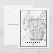 Carte de Cape Coral (Devant / Derrière)