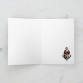 Carte de capitaine de navire fantôme crâne de pira (Intérieur)