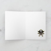 Carte de capitaine Pirate Jolly Roger (Intérieur)