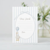 Carte de capsule à temps d'oie blanche (Debout devant)