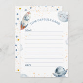 Carte de capsule temporelle Blue Grey Premier Tour (Devant / Derrière)