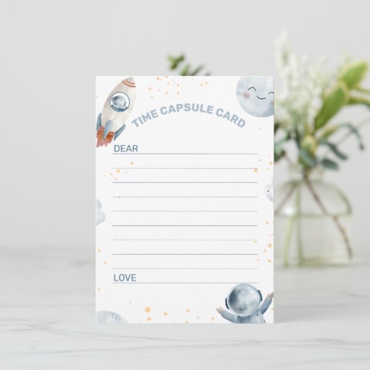 Carte de capsule temporelle Blue Grey Premier Tour (Debout devant)