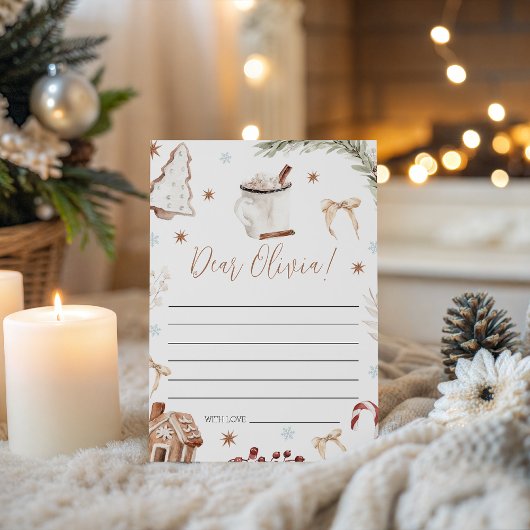 Carte de capsule temporelle Cookies & Cocoa