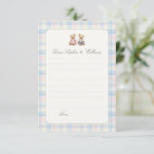 Carte de capsule temporelle pour jumeaux Beary Fir (Debout devant)