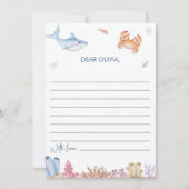 Carte de capsule temporelle pour le 1er anniversai (Devant)