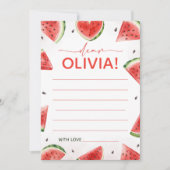 Carte de capsule temporelle Watermelon One in a Me (Devant)
