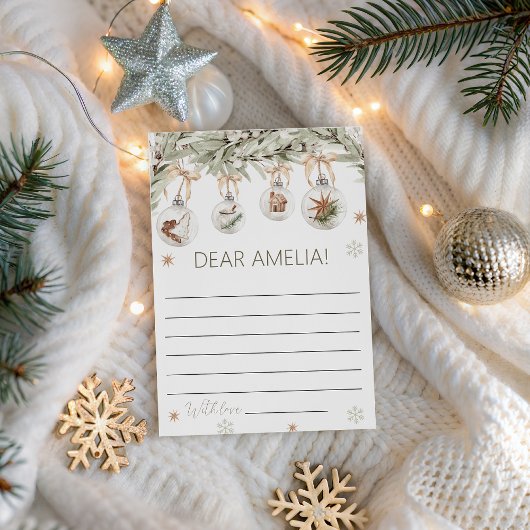 Carte de capsule temporelle Winter Onederland