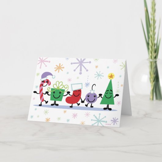 Carte de caractères de Joyeux Noël (Devant)
