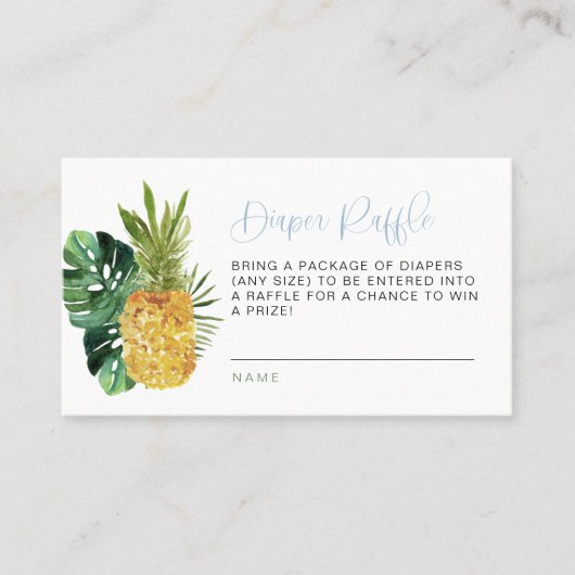 Carte de carafe à couches tropicales LALANI Blue L (Devant)