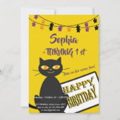 carte    de carnaval noir coupé (Devant)