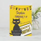 carte    de carnaval noir coupé (Debout devant)