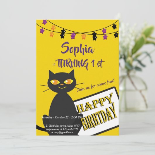 carte    de carnaval noir coupé (Debout devant)