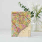 Carte De Caroline Du Nord Et Du Sud Et Géorgie (Debout devant)