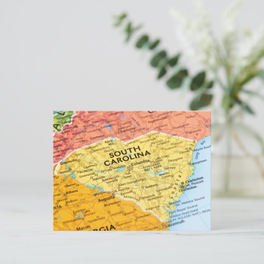 Carte de Caroline du Sud (Debout devant)