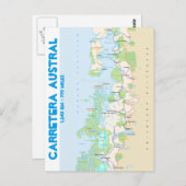 Carte de Carretera Austral (Devant / Derrière)