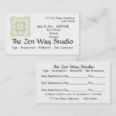 Carte de carrosserie de manière de zen (Devant / Derrière)