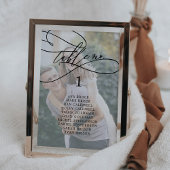 Carte de carte de montage de photos romantique