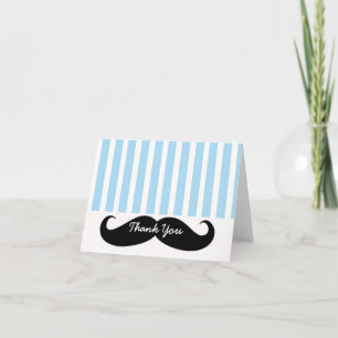 Carte de Carte de remerciements Mustache LIl Man
