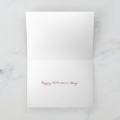 Carte de Carte photo d'amour de Valentine (Intérieur)