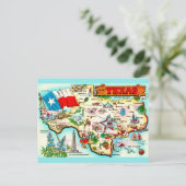 Carte de carte postale de salutation du Texas (Debout devant)