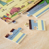 Carte de carte postale Kansas Jigsaw Puzzle (Côté)