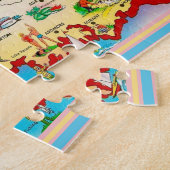 Carte de carte postale Oklahoma Jigsaw Puzzle (Côté)