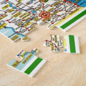 Carte de carte postale Wisconsin Jigsaw Puzzle (Côté)