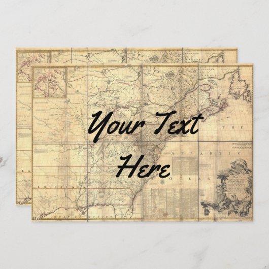 carte de cartes (Devant / Derrière)