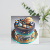 CARTE DE CE GÂTEAU ANNIVERSAIRE DE ENFANT UNIVERS MONDIA (Debout devant)