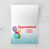 Carte de célébration (Intérieur)